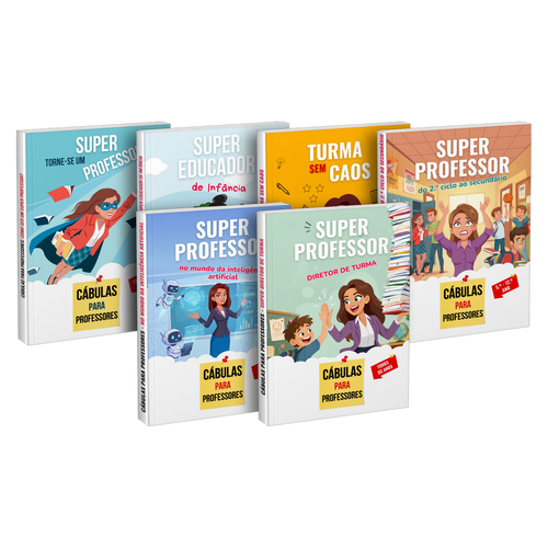 Pacote: Cábulas para professores – série completa de 6 manuais