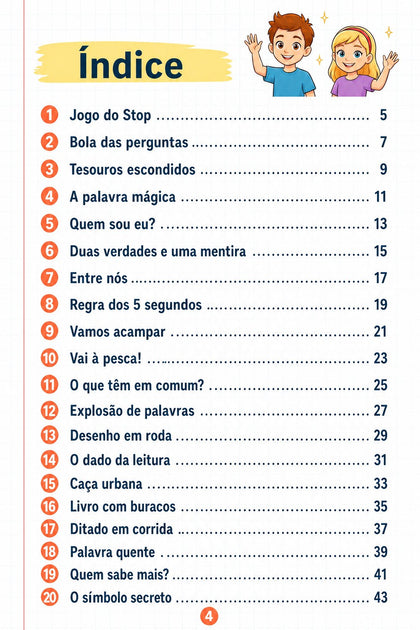 20 jogos para a sala de aula — página interior