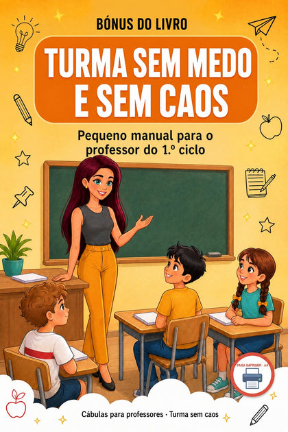 Turma sem medo e sem caos — capa